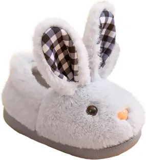 Toddler Bunny Slippers for Girls Boys Warm House Shoes for Kids Winter Home Slippers Indoor Non Slip Slippers