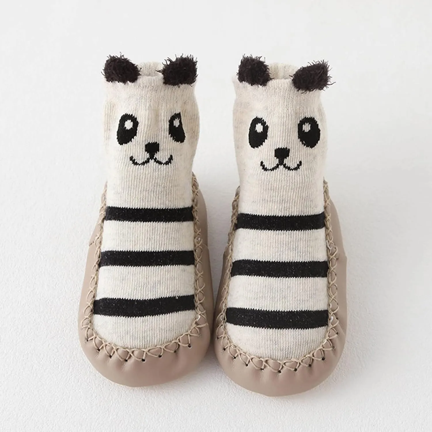 Toddler Fall Flat Bottom Walking Shoes Boys Girls Winter Warm Floor Socks Shoes Non Slip Shoes for Toddlers