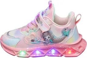 Toddler Girl Light Up Shoes Lights Breathable Lightweight Casual Luminous Shoes Kids Led Shoes