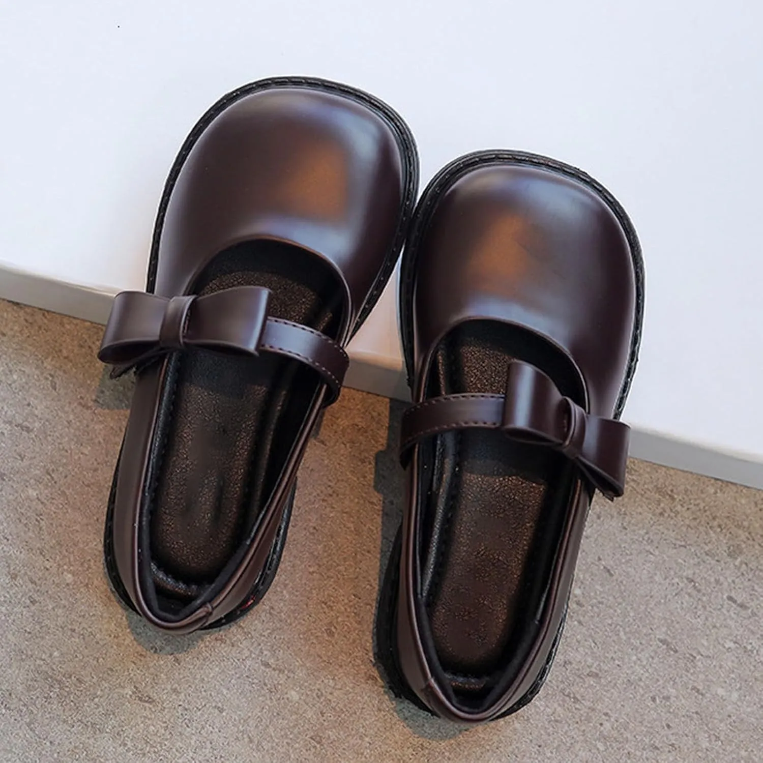 Toddler Girls Dress Shoes Little Girls Loafers School Uniform Mary Jane Flats for Girls Toddler Girl Church Shoes