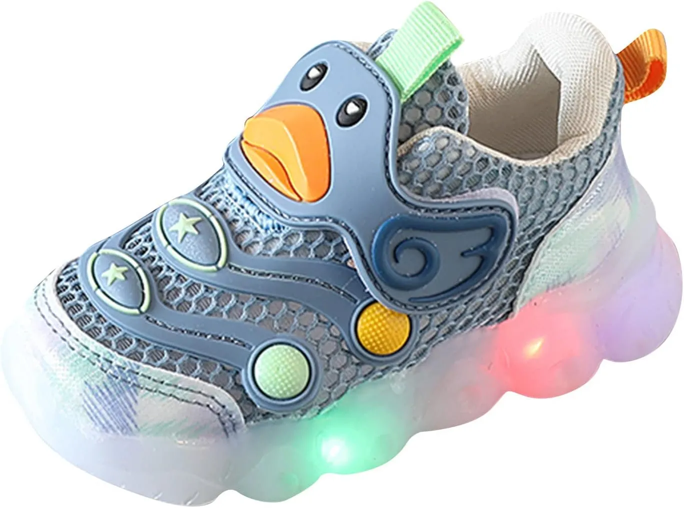 Toddler Girls Light Up Shoes Sports Shoes 1 3Years Baby Boys Led Light Luminous Running Sport Boots Shoes Gift (A-2, 2.5-3 Years Toddler)