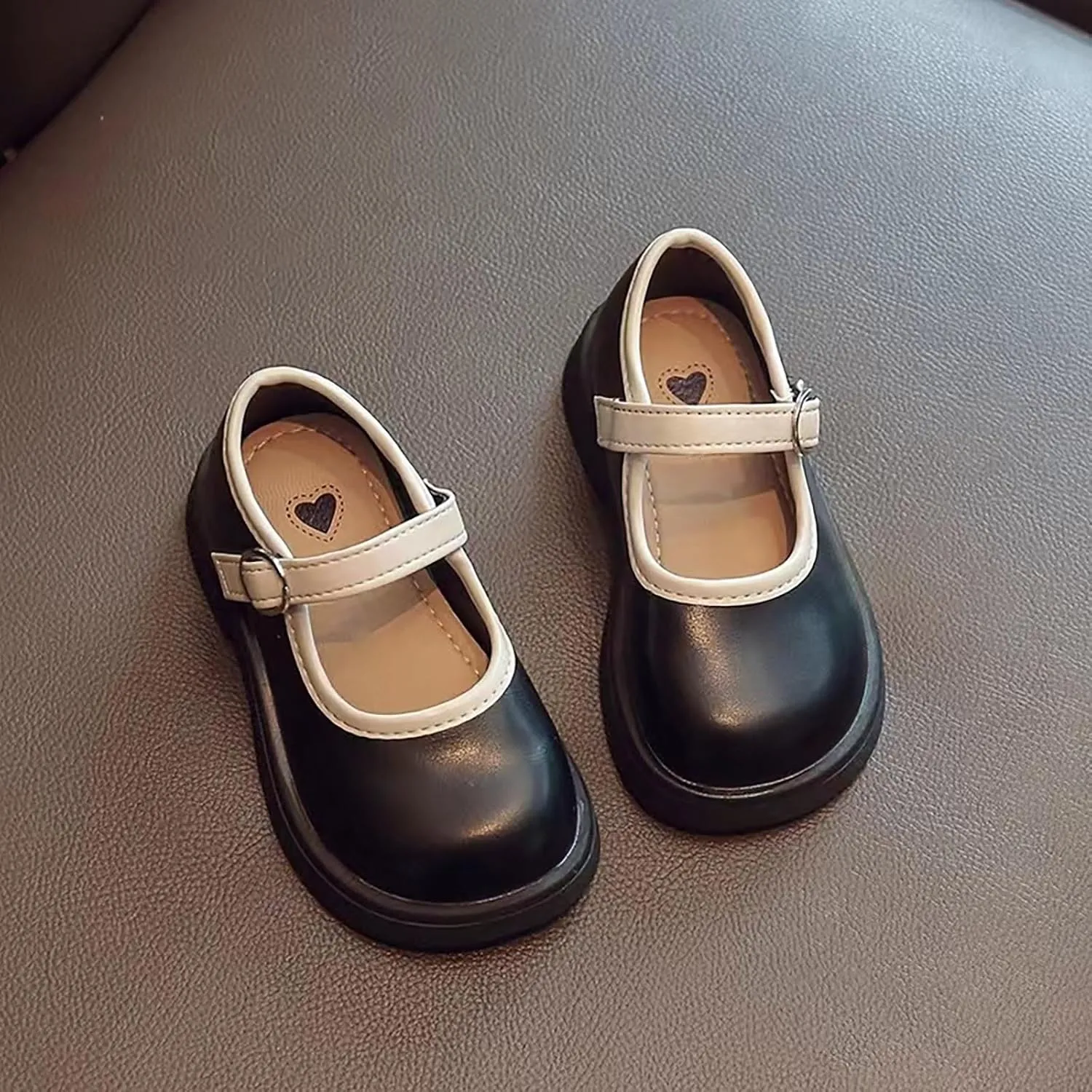 Toddler Girls Mary Jane Dress Shoes Flower Girl Shoes Little Girls School Oxford Flats for Wedding Party Shoes