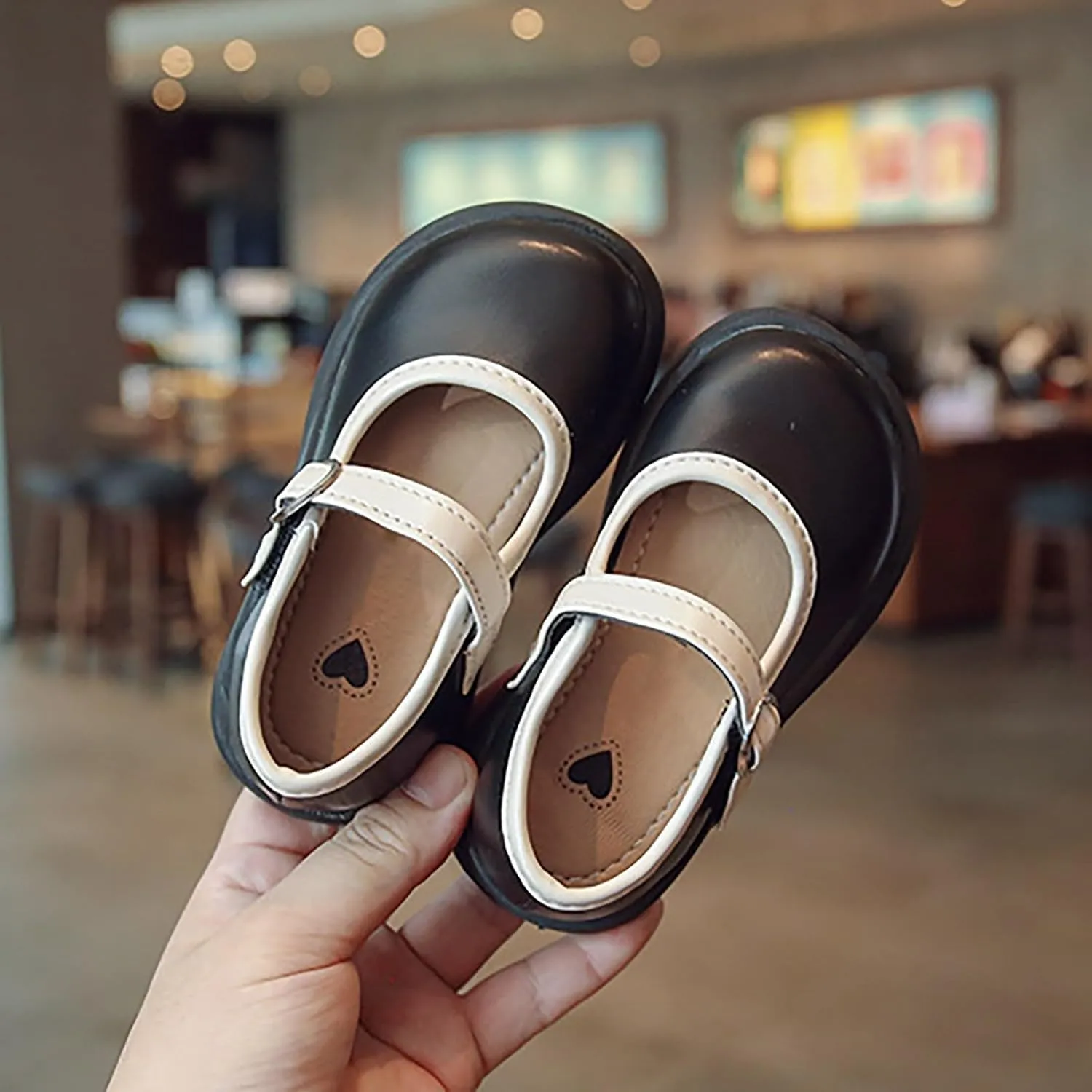 Toddler Girls Mary Jane Dress Shoes Flower Girl Shoes Little Girls School Oxford Flats for Wedding Party Shoes