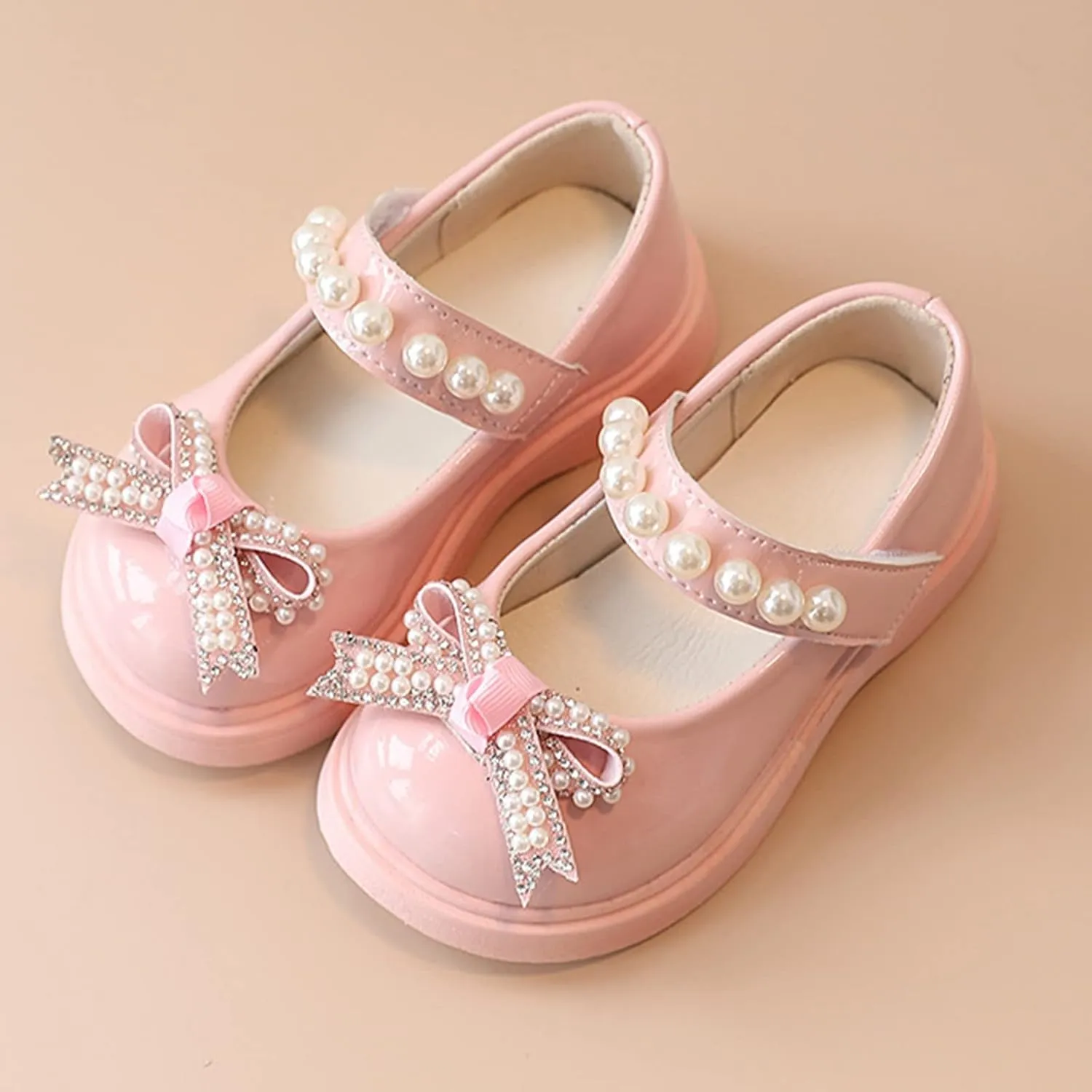 Toddler Platform Mary Jane Shoes Bow Girls Dress Shoes Little Girl School Uniform Oxford Shoes for Girl Flats