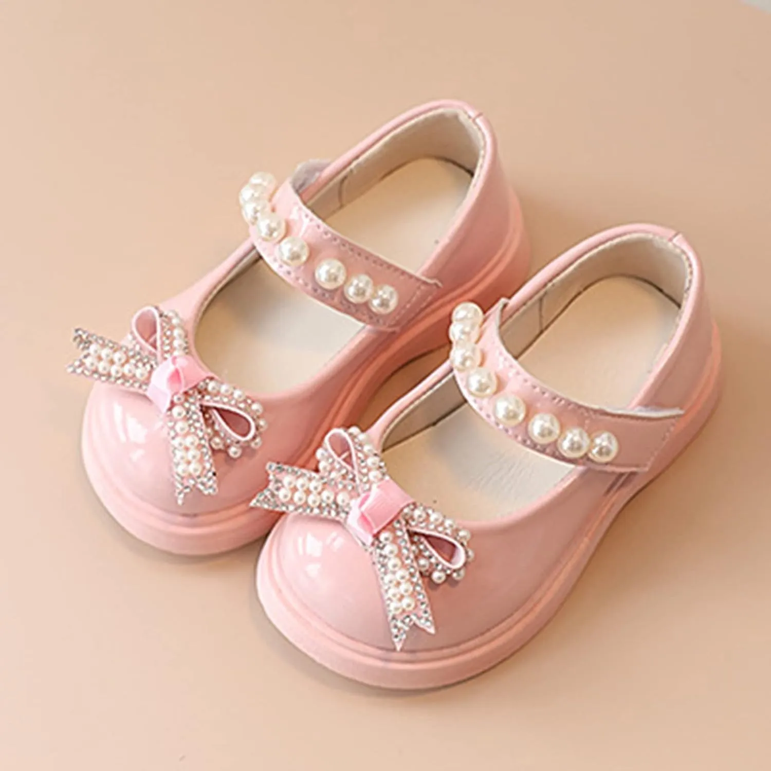 Toddler Platform Mary Jane Shoes Bow Girls Dress Shoes Little Girl School Uniform Oxford Shoes for Girl Flats
