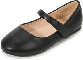 Unisex-Child Dressy Ballet Shoes Toddler Girl Leather Dress Shoes Closed Toe Mary Jane Flat Sandals for Toddler