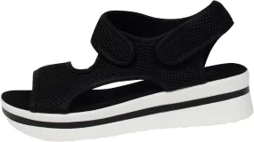 Walking Sandals Women Orthopedic Comfortable Hiking Slip On Platform Sandals Thick Athletic Cushion Adjustable Strap Summer Shoes with Comfortable Plantar Fasciitis Arch Support