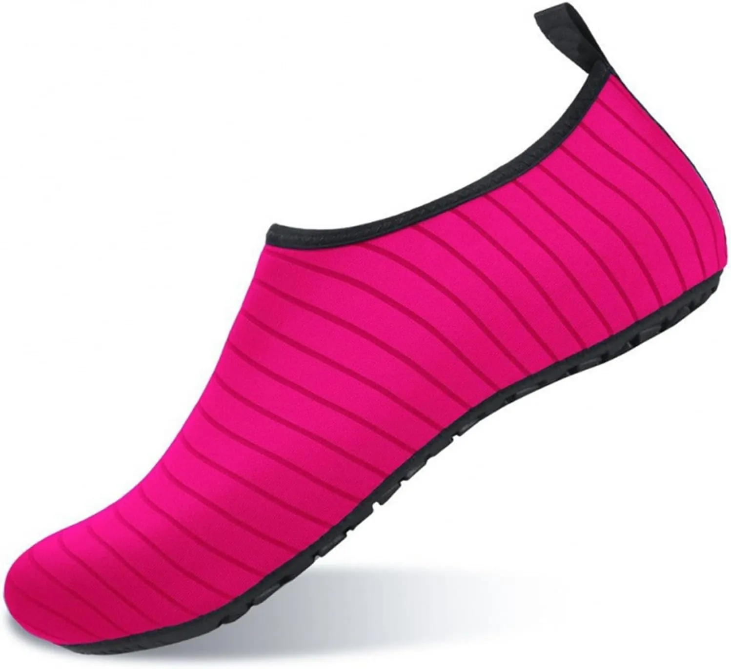 Water Shoes for Women Men Barefoot Shoes Women Waterproof Wide Comfortable Quick-Dry Yoga Socks Slip-On Water Sports Shoe for Diving Swimming Hot Pink
