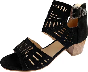 Wedge Sandals Casual Elastic Ankle Strap Platform Sandals Woman Sandals Womens Low Wedges Platform Sandals