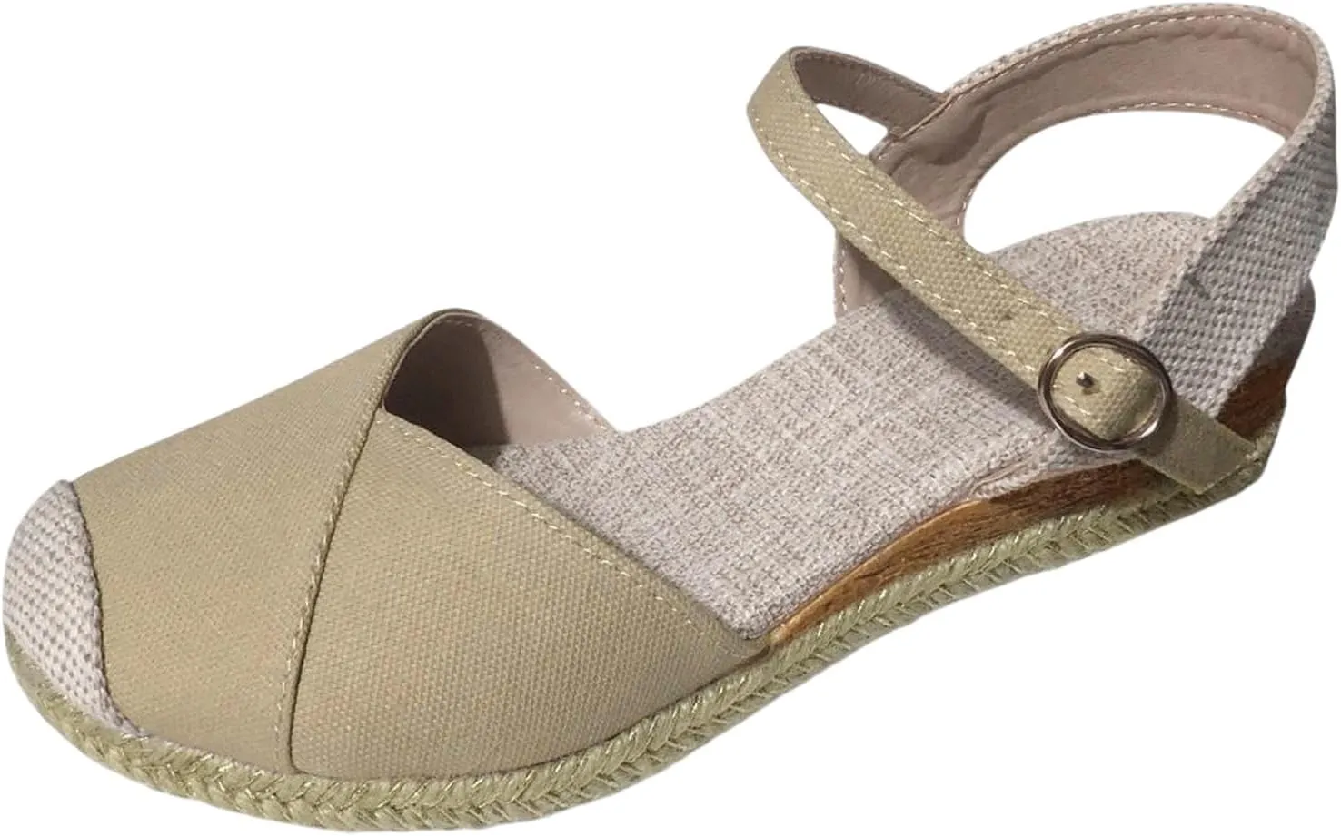 Wedge Sandals for Women 2025 Comfortable Dressy Walking Slides Sandals Closed Toe Beach Slingback Sandal for Summer Beach Oceanside Holiday Outdoor