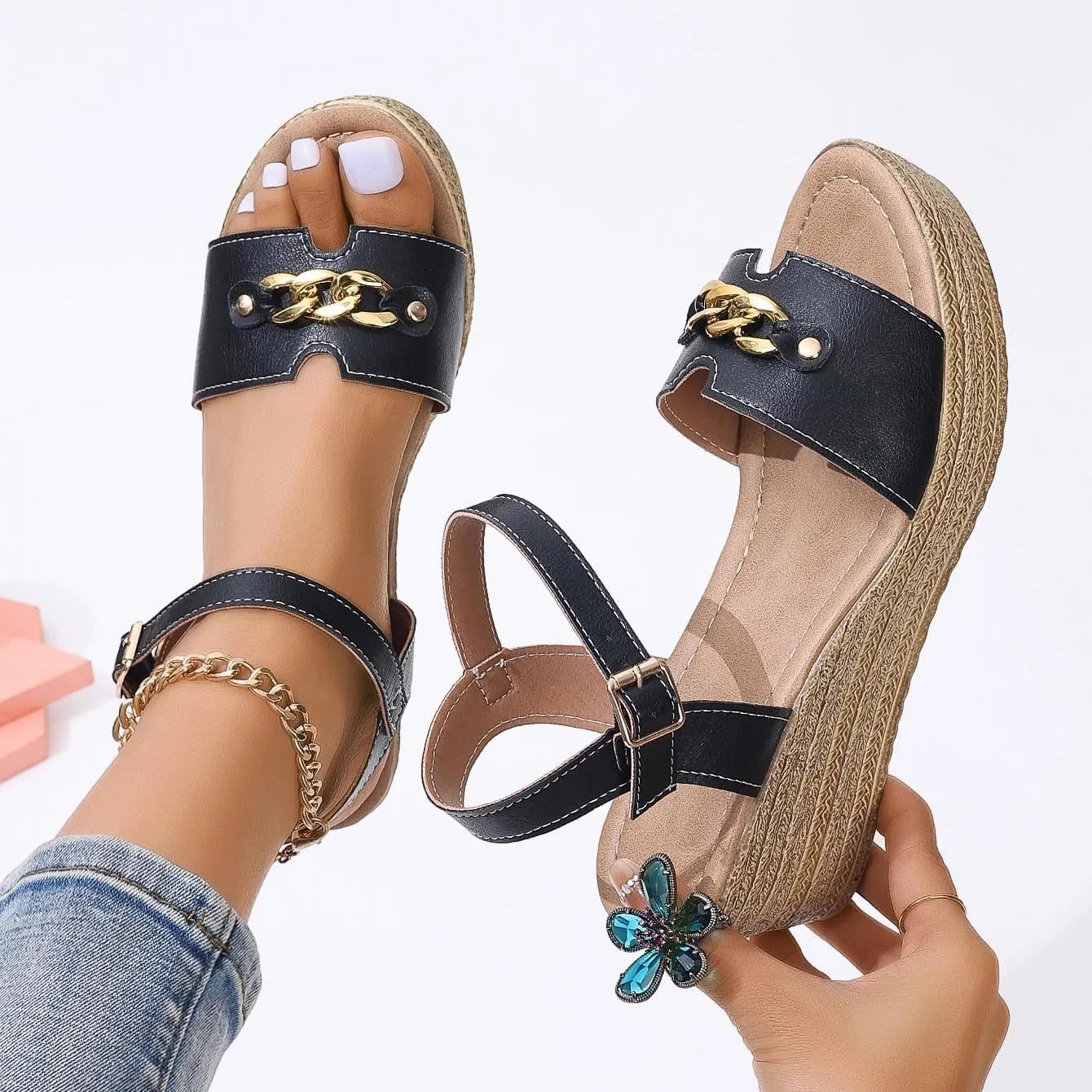 Wedge Sandals for Women Womens Dressy Summer Wedge Shoes Women's Casual Summer Women Wedge Heels Shoes
