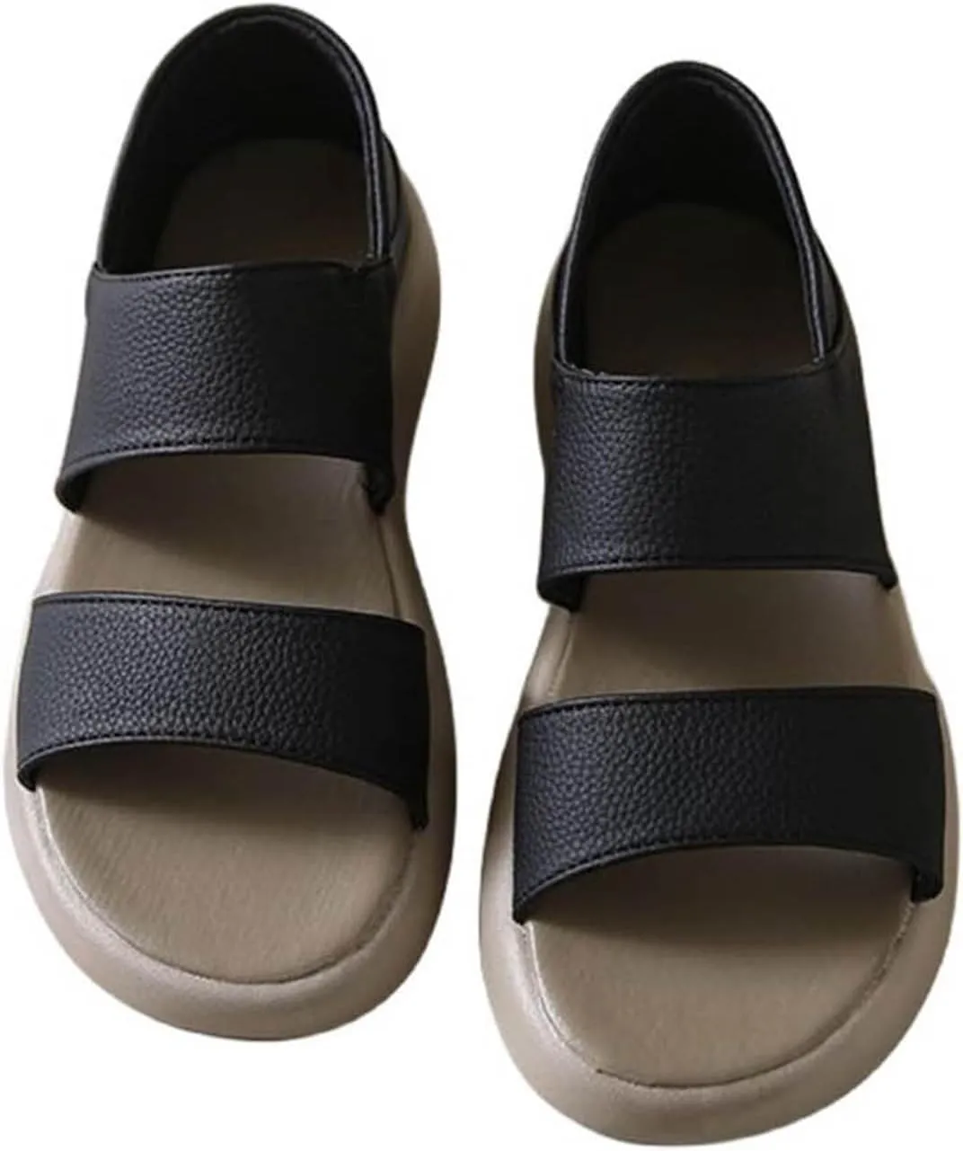 Wedge Sandals Women's Classic Wedge Heels Sandals Slide Sandals Women's Ankle Strap Low Wedge Sandals