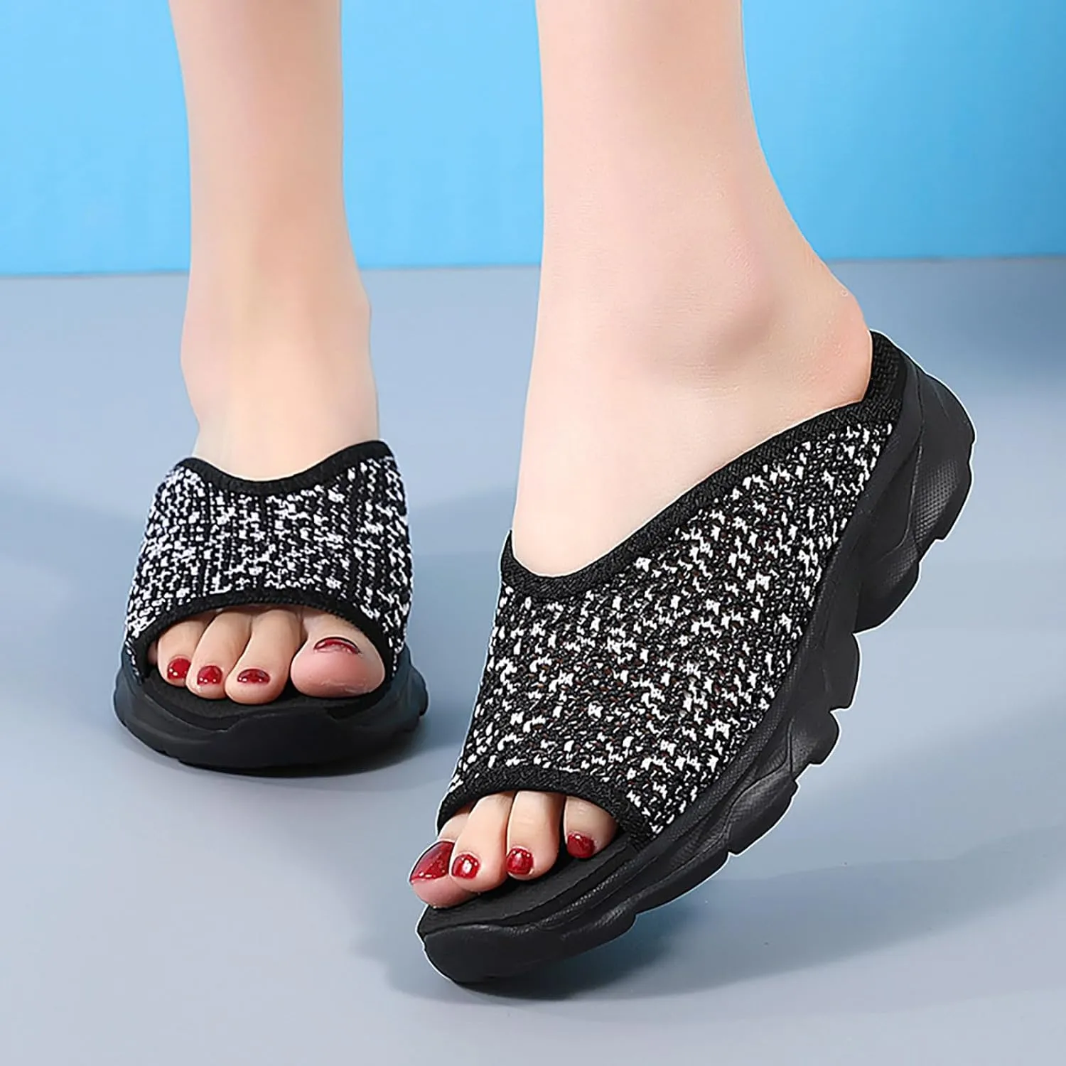 Wedges for Women Espadrilles Flatform Wedge Casual Sandal Women's Platform Sandals Wedge Open Toe Sandals