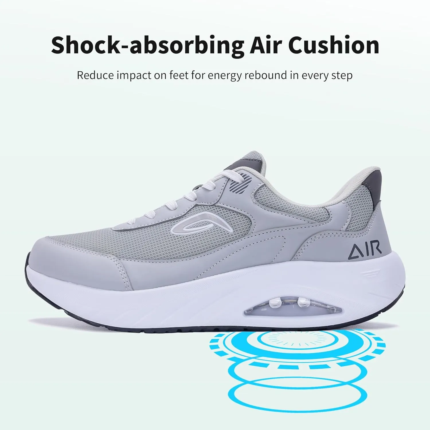 Wide Toe Box Shoes for Men Arch Support Walking Shoes Plantar Fasciitis Orthotic Tennis Sneakers