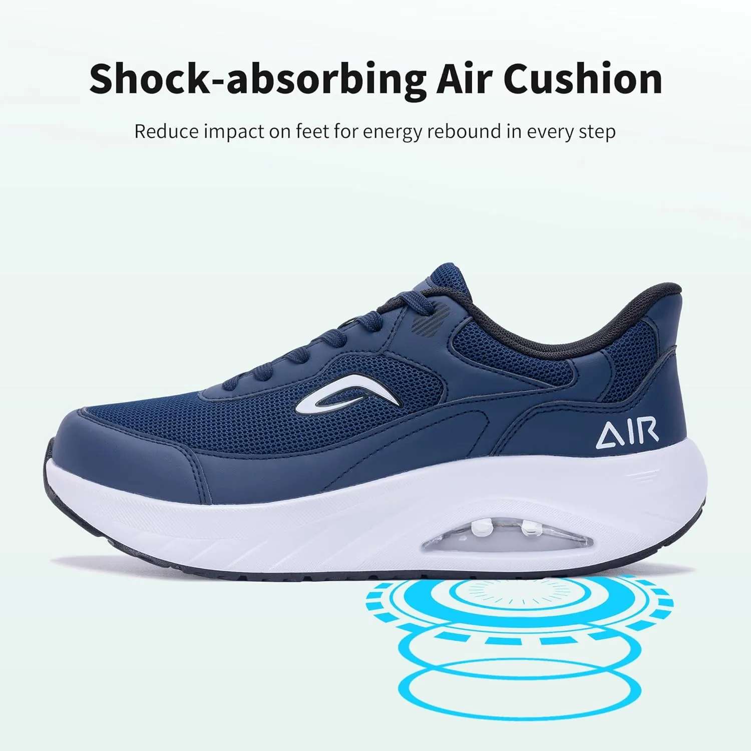 Wide Toe Box Shoes for Men Arch Support Walking Shoes Plantar Fasciitis Orthotic Tennis Sneakers