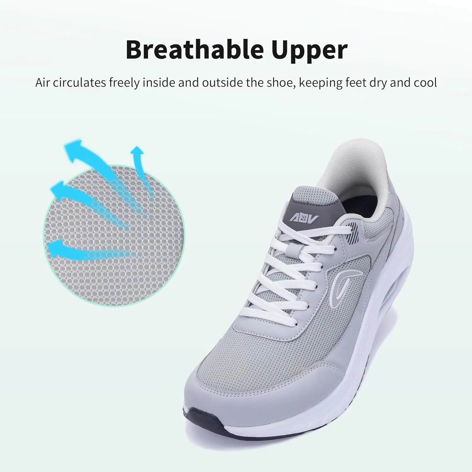 Wide Toe Box Shoes for Men Arch Support Walking Shoes Plantar Fasciitis Orthotic Tennis Sneakers