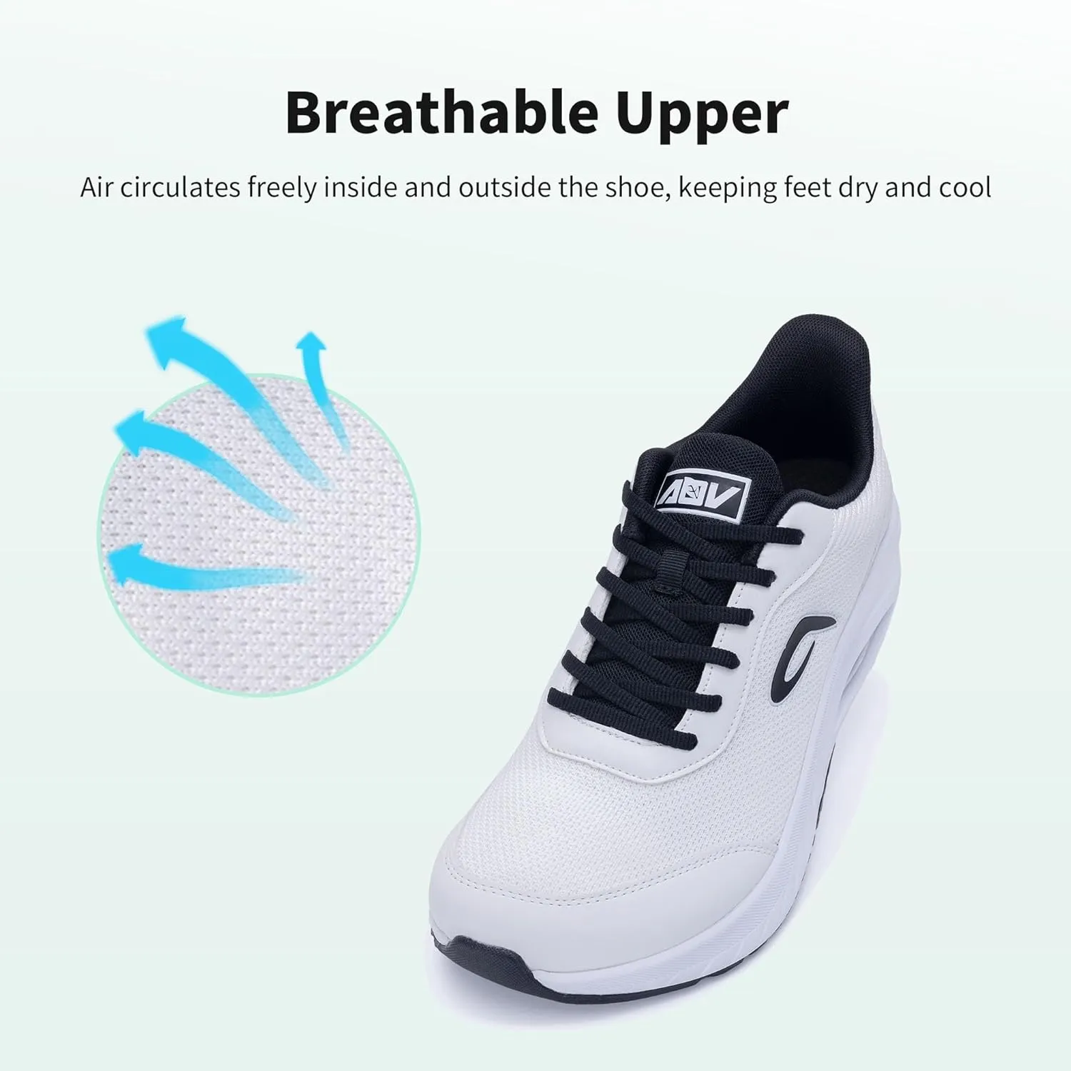 Wide Toe Box Shoes for Men Arch Support Walking Shoes Plantar Fasciitis Orthotic Tennis Sneakers
