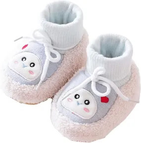 Winter Infant Toddler Shoes Boys Girls Baby Shoes Soft Sole Slip On Shoes Cute Animal Decoration 12 Months Shoes Boy