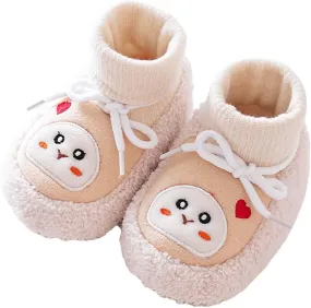 Winter Infant Toddler Shoes Boys Girls Baby Shoes Soft Sole Slip On Shoes Cute Animal Decoration 12 Months Shoes Boy