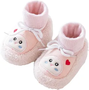 Winter Infant Toddler Shoes Boys Girls Baby Shoes Soft Sole Slip On Shoes Cute Animal Decoration 12 Months Shoes Boy