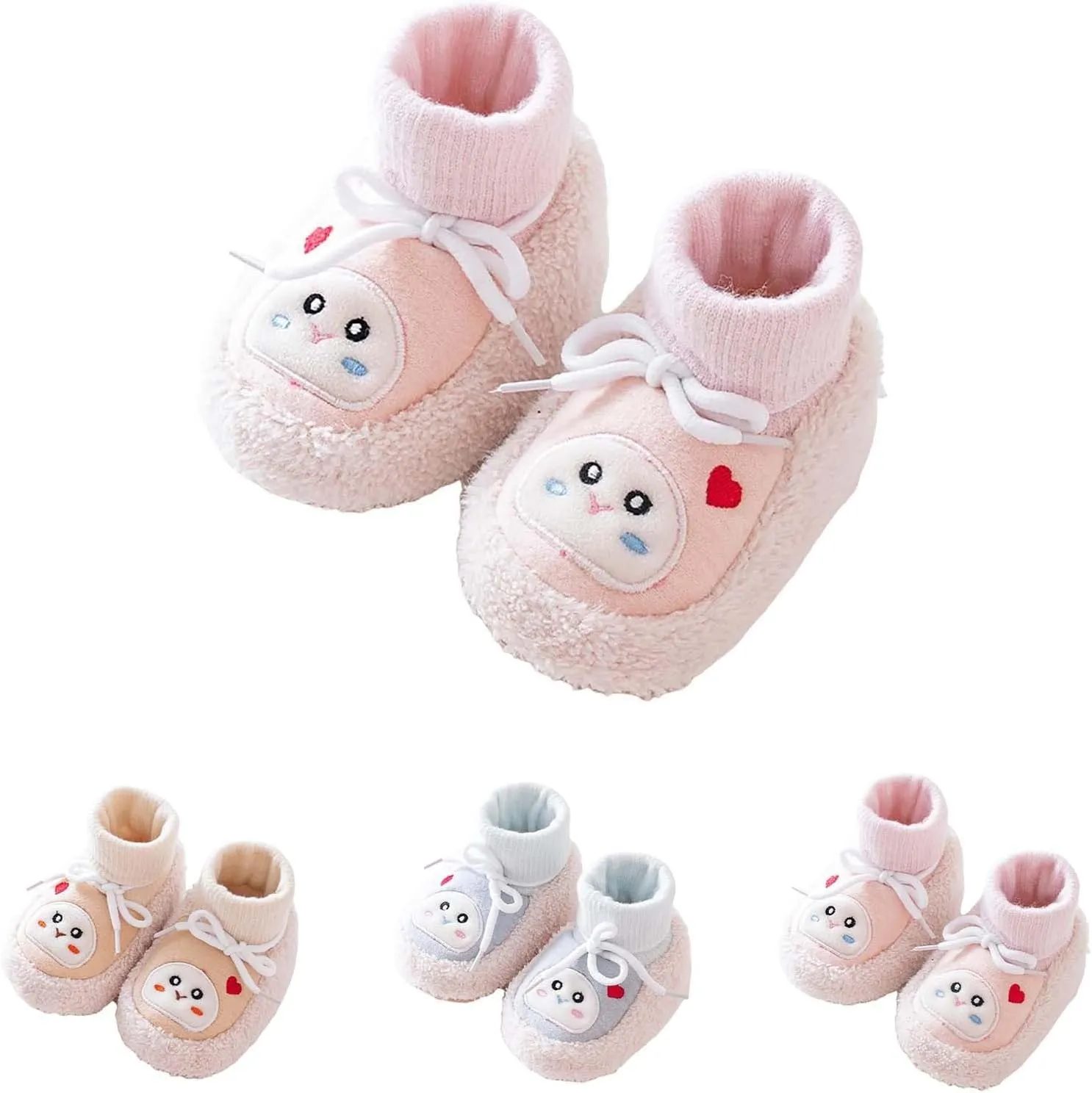Winter Infant Toddler Shoes Boys Girls Baby Shoes Soft Sole Slip On Shoes Cute Animal Decoration 12 Months Shoes Boy