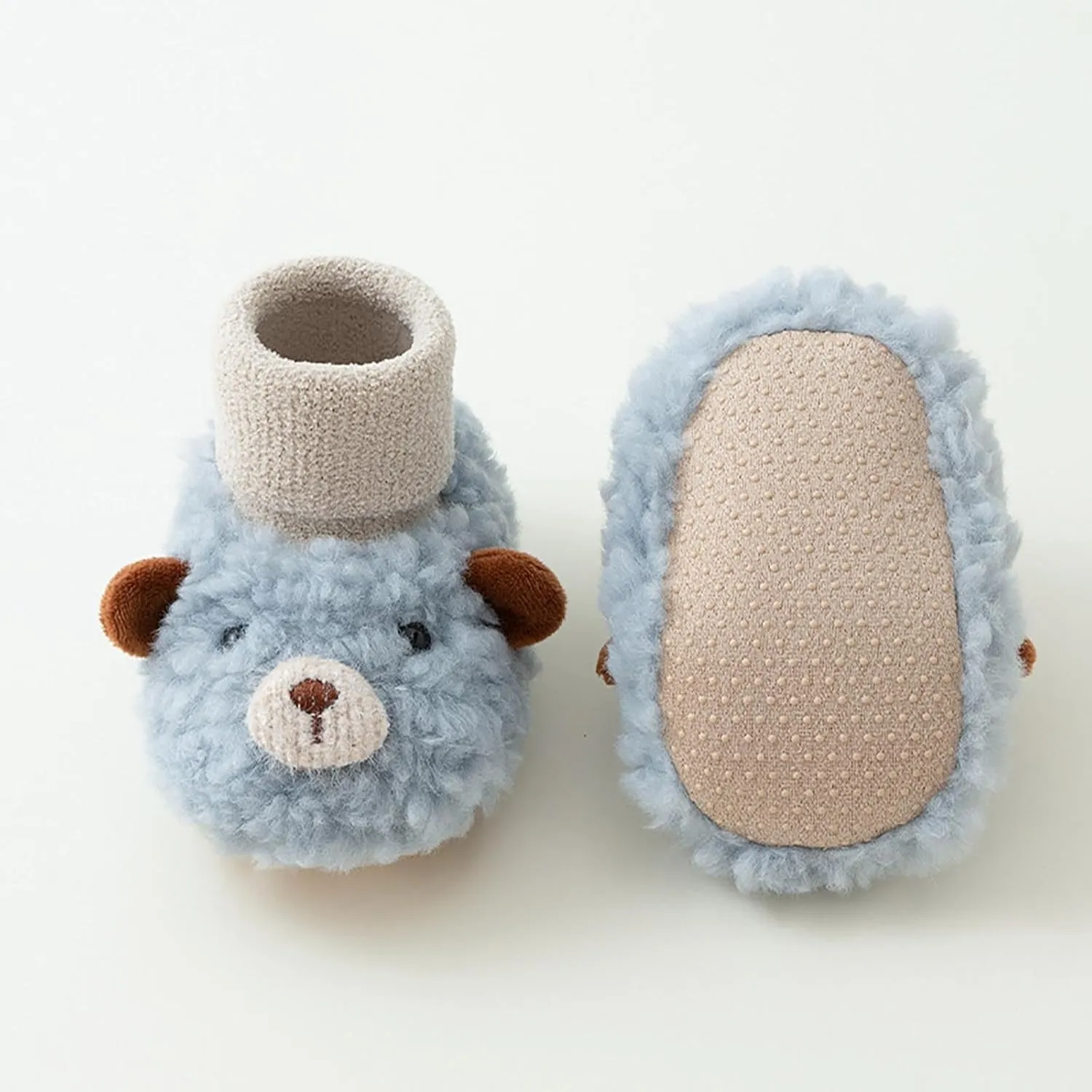 Winter Infant Toddler Shoes Boys Girls Baby Shoes Soft Sole Slip On Shoes Cute Animal Decoration Toddler Shoe Size 4