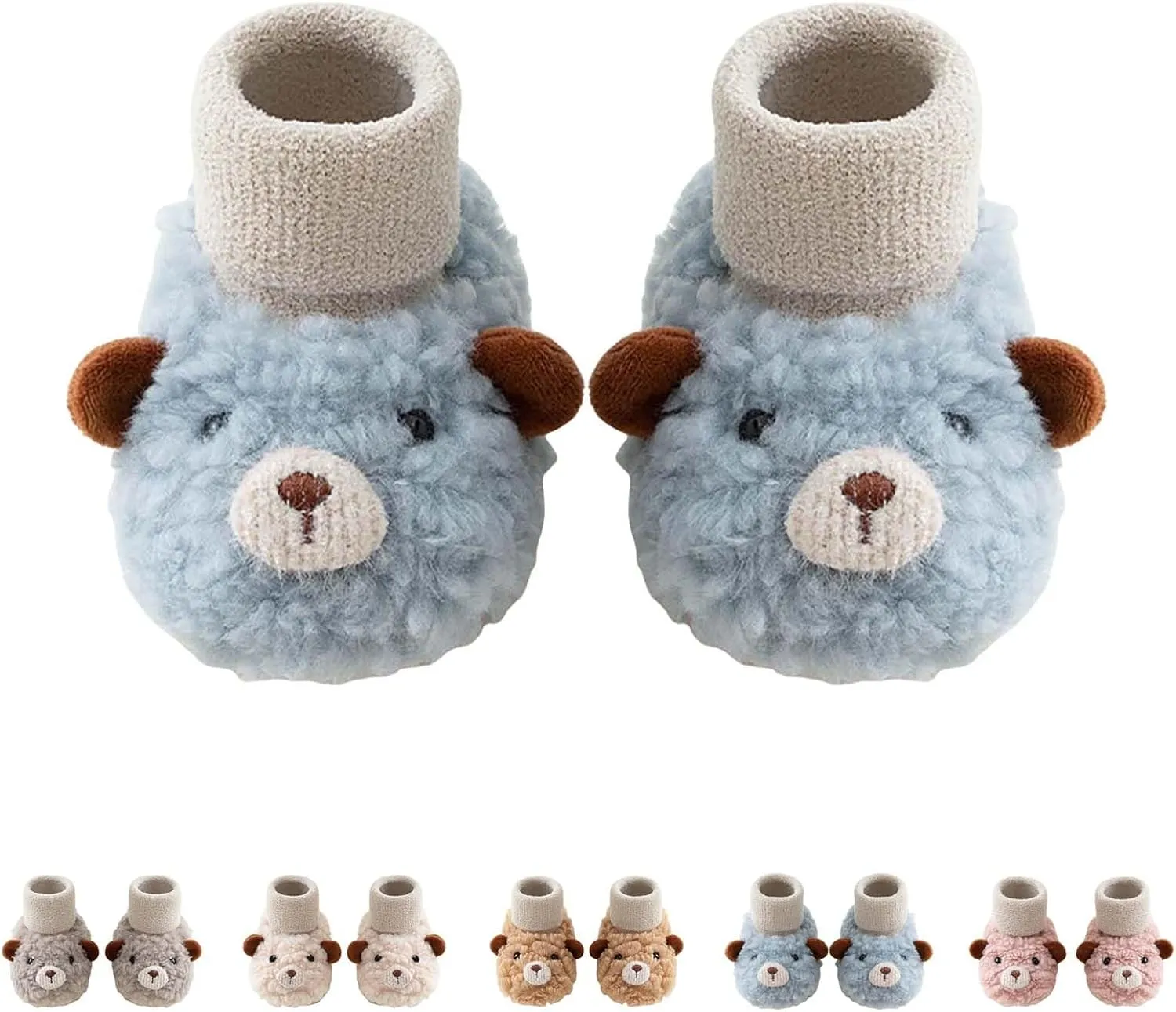 Winter Infant Toddler Shoes Boys Girls Baby Shoes Soft Sole Slip On Shoes Cute Animal Decoration Toddler Shoe Size 4