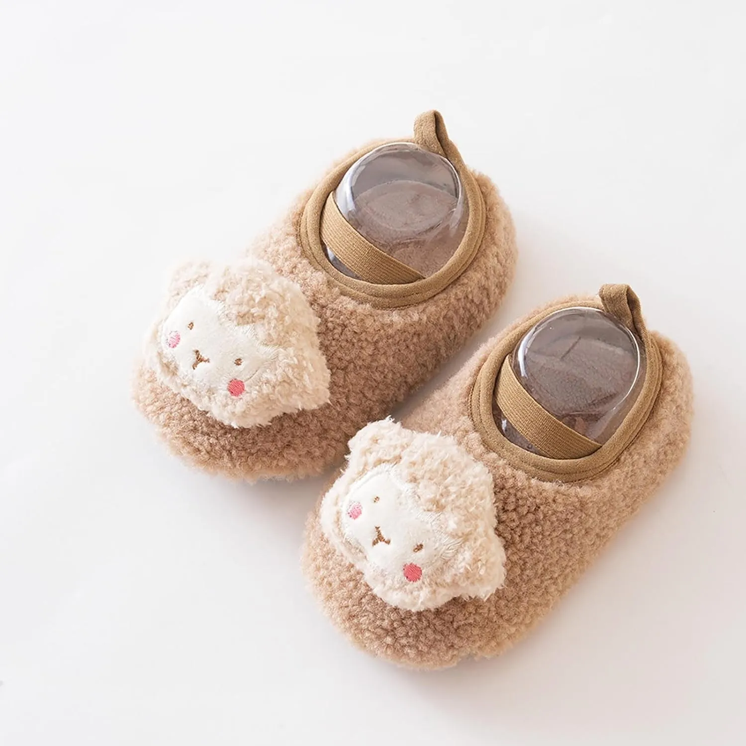 Winter Infant Toddler Shoes Boys Girls Baby Shoes Soft Sole Slip On Shoes Cute Animal Decoration Warm Boys Shoes Size 12