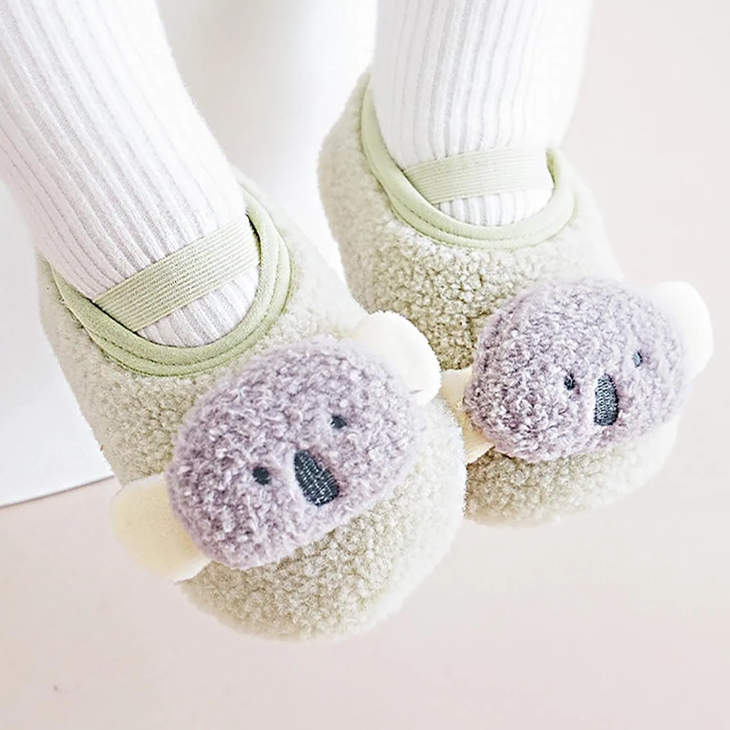 Winter Infant Toddler Shoes Boys Girls Baby Shoes Soft Sole Slip On Shoes Cute Animal Decoration Warm Boys Shoes Size 12