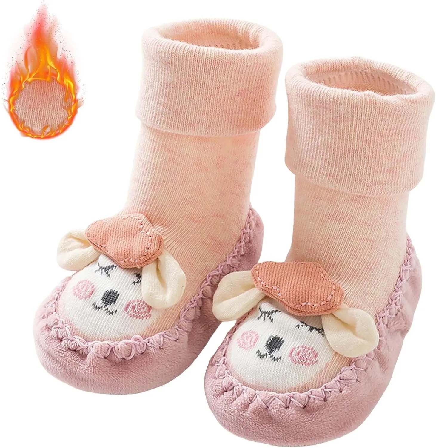 Winter Infant Toddler Shoes Boys Girls Baby Shoes Soft Sole Slip On Shoes Cute Animal Size 5 Toddler Boots Girls