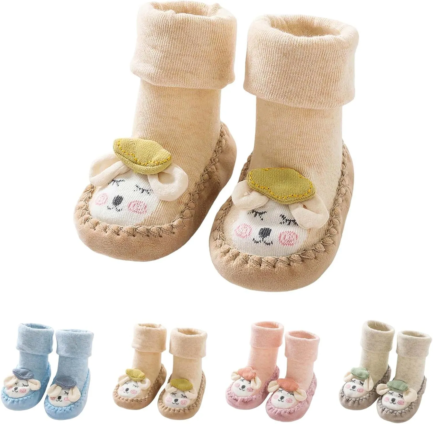 Winter Infant Toddler Shoes Boys Girls Baby Shoes Soft Sole Slip On Shoes Cute Animal Size 5 Toddler Boots Girls