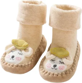Winter Infant Toddler Shoes Boys Girls Baby Shoes Soft Sole Slip On Shoes Cute Animal Size 5 Toddler Boots Girls