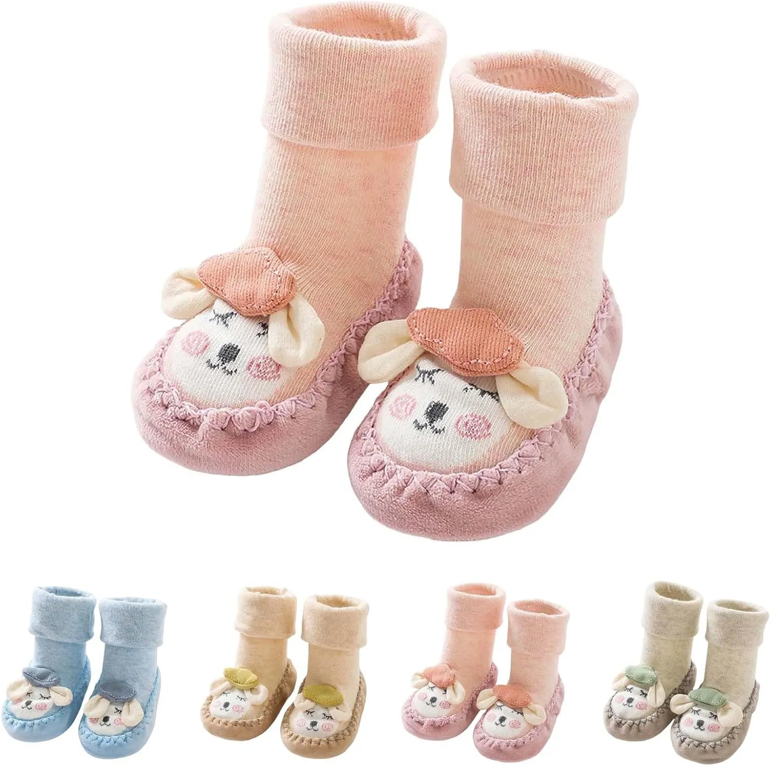 Winter Infant Toddler Shoes Boys Girls Baby Shoes Soft Sole Slip On Shoes Cute Animal Size 5 Toddler Boots Girls
