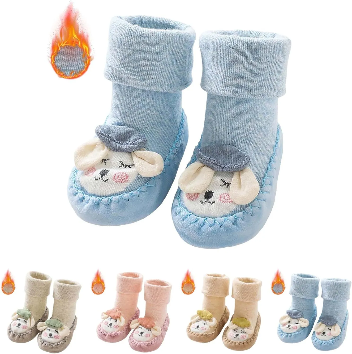Winter Infant Toddler Shoes Boys Girls Baby Shoes Soft Sole Slip On Shoes Cute Animal Size 5 Toddler Boots Girls