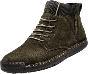 Winter Padded Men's British Large Size Casual Suede Handmade Foreign Trade Sport Shoes Sneaker for Men Mens Dress Shoes Men S