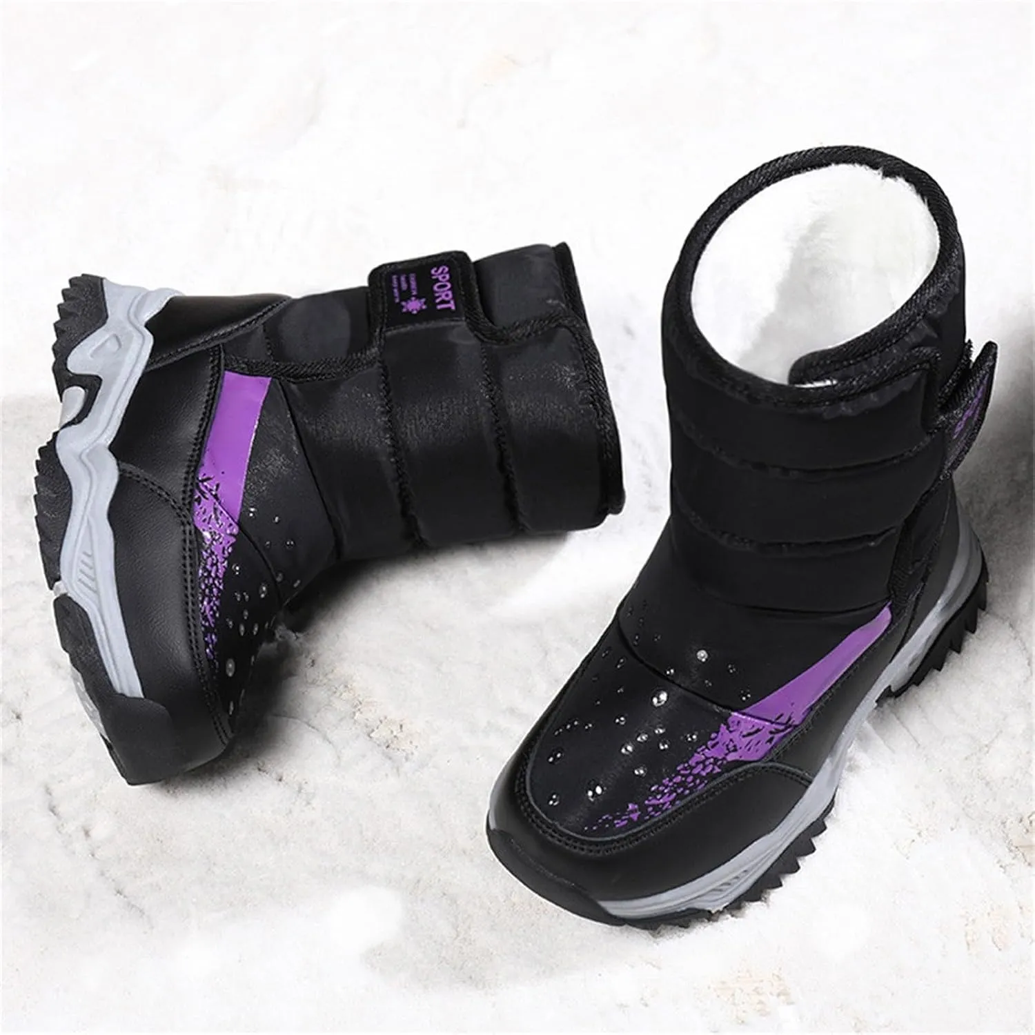 Winter Snow Boots for Girls & Boys Insulated Water Proof Shoes Anti Slip Cold Weather Rain Boots Toddler/Little Kid/Big Kids