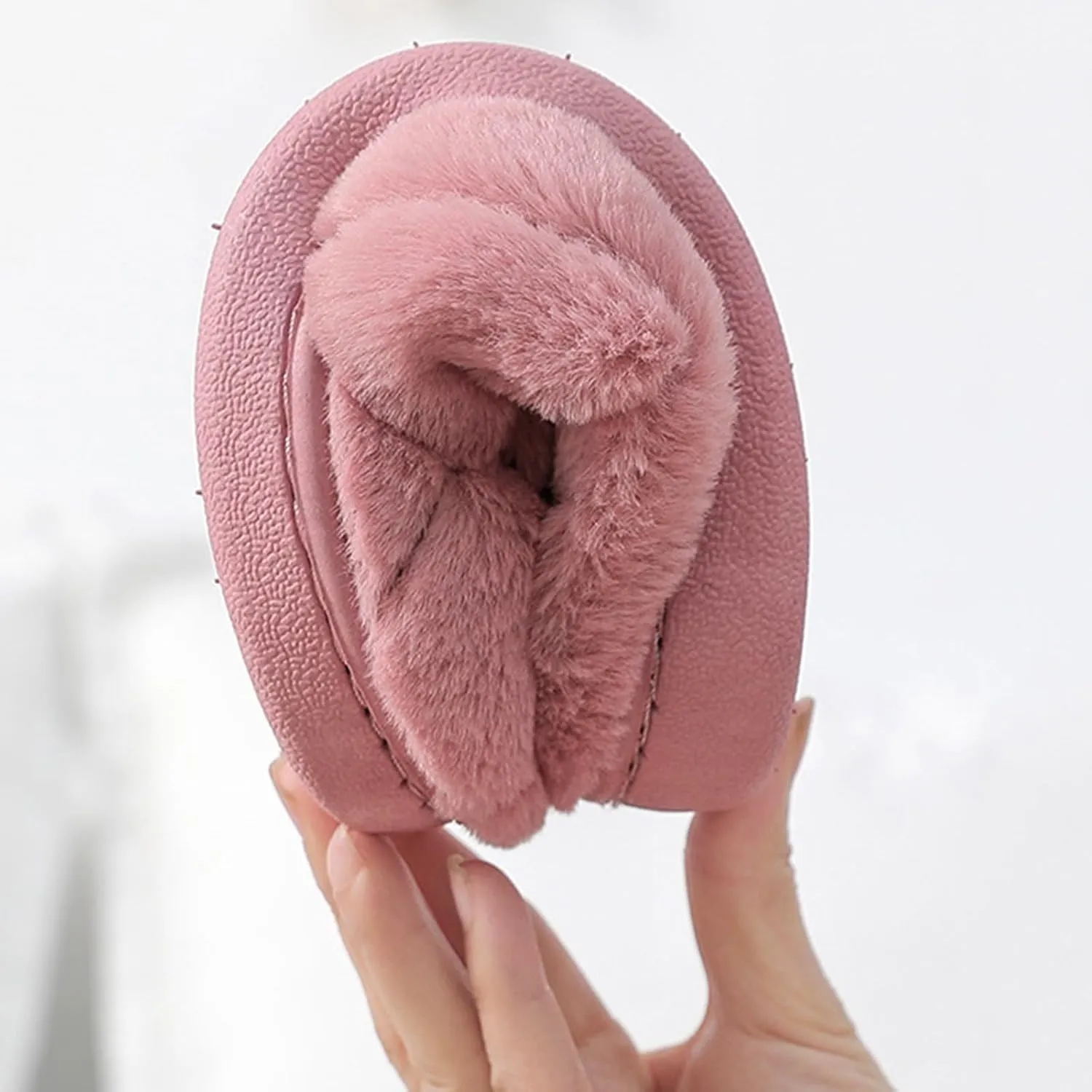 Women House Slippers Soft Comfortable Slip on Bedroom Slippers Warm Flat Household Casual Shoes Women Sliper