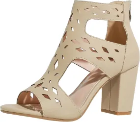 Women Sandals Fashionable And Simple Summer New Square Heel Thick Heel Open Toe Breathable Comfortable Sandals