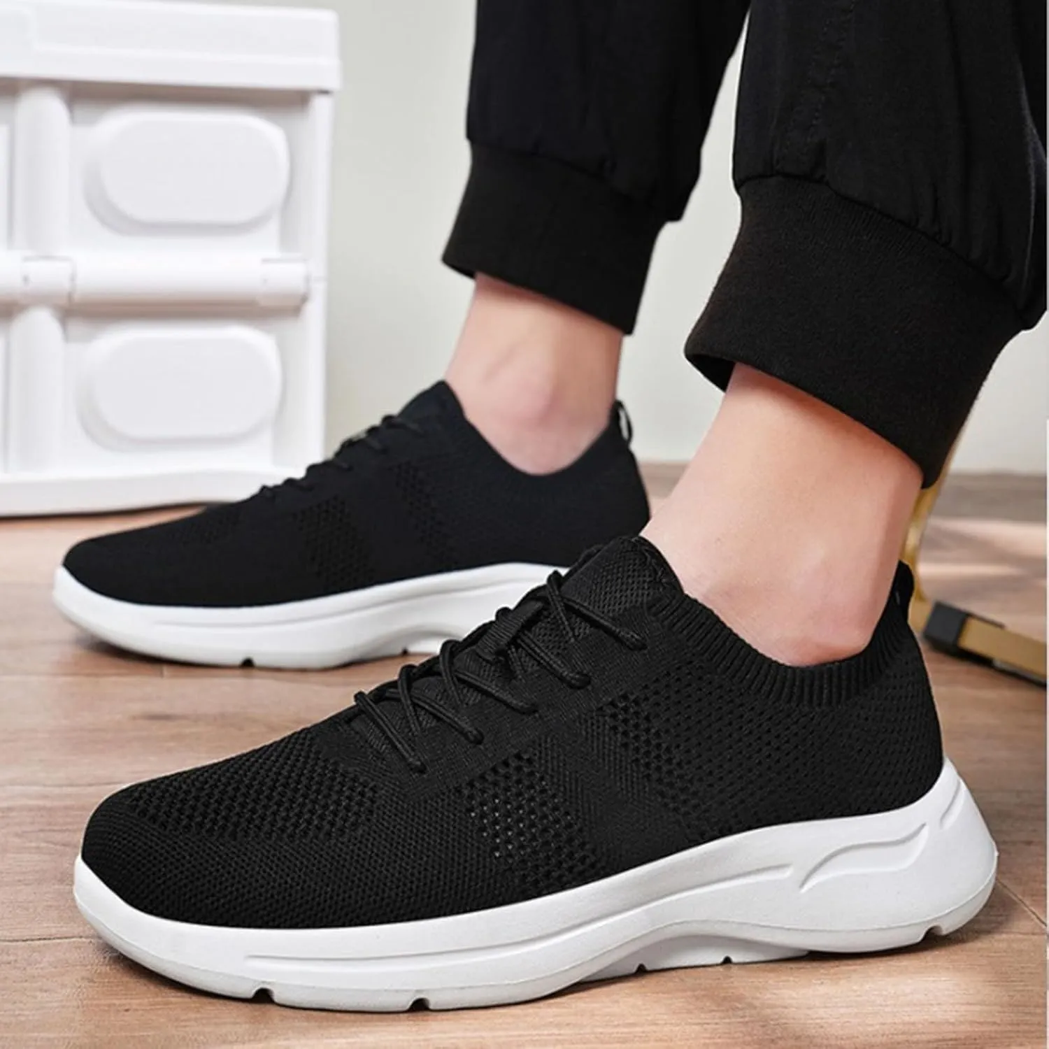 Women Walking Shoes Sock Sneakers Slip-On Breath Mens Dress Shoes Arch Support Casual Shoes for Fall Fashion Sneakers Waterproof Tennis Shoe Loafers Dress Shoe