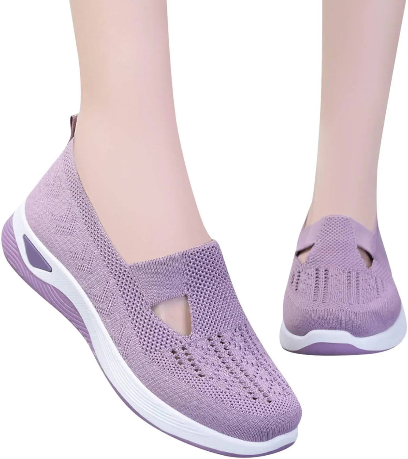 Women Walking Shoes Sock Sneakers Slip-On Breath Mens Tennis Shoes Fashion Women's Shoes Casual Men's Fashion Sneakers Red Tennis Shoe White Loafers
