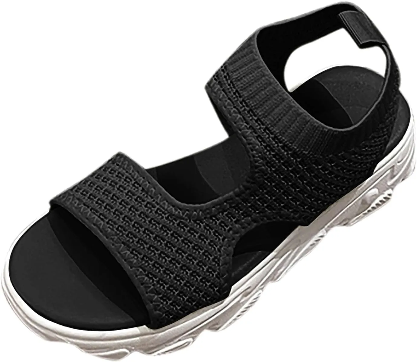 Women Wedge Sandals Comfortable Open-Toe Cork Casual & Dressy Summer Shoes Womens Low Wedges Platform Sandals