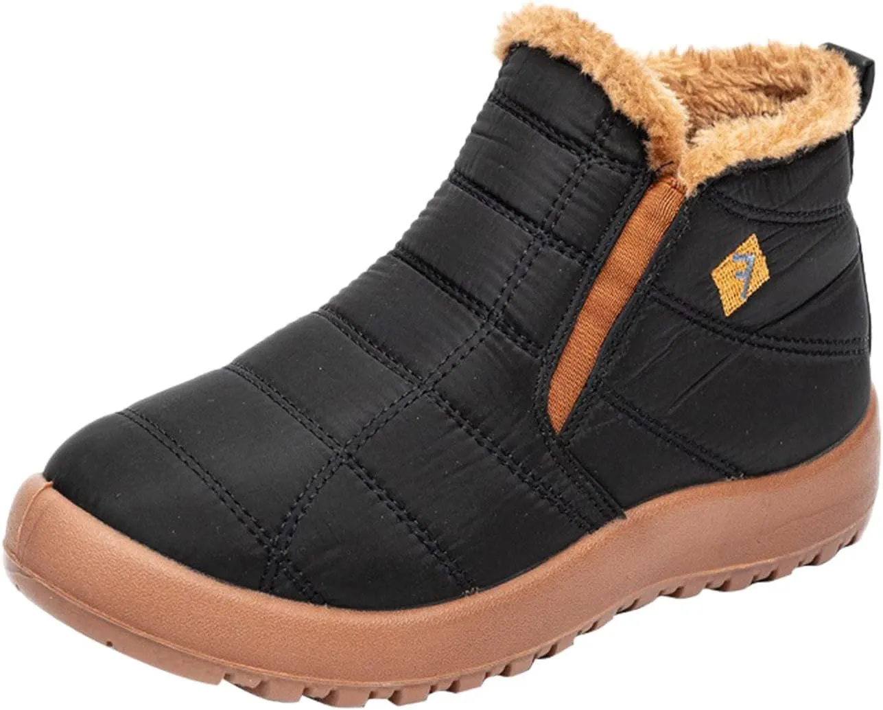 Women Winter Flat Water Velvet Warm Short Snow Boots Women S Wide Snow Boots