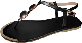 Women's Arch Support Flat Sandals Comfortable Ankle Strap Outdoor Walking Shoes Soft Soled Sandals for Women