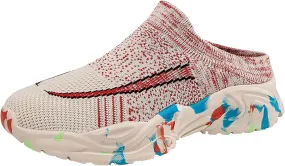 Women's Backless Walking Sneakers Summer Slip-on Running Shoes for Women Casual Ladies Casual Shoes Black Sneakers Tennis Shoe Cross Trainer Shoe
