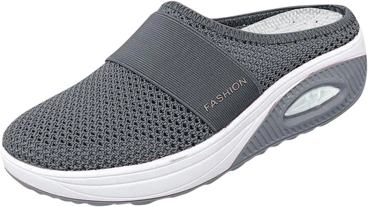 Women's Backless Walking Sneakers Summer Slip-on Running Shoes for Women Casual Ladies Casual Shoes Black Sneakers Tennis Shoe Cross Trainer Shoe