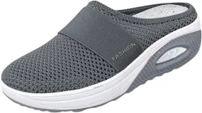 Women's Backless Walking Sneakers Summer Slip-on Running Shoes for Women Casual Ladies Casual Shoes Black Sneakers Tennis Shoe Cross Trainer Shoe