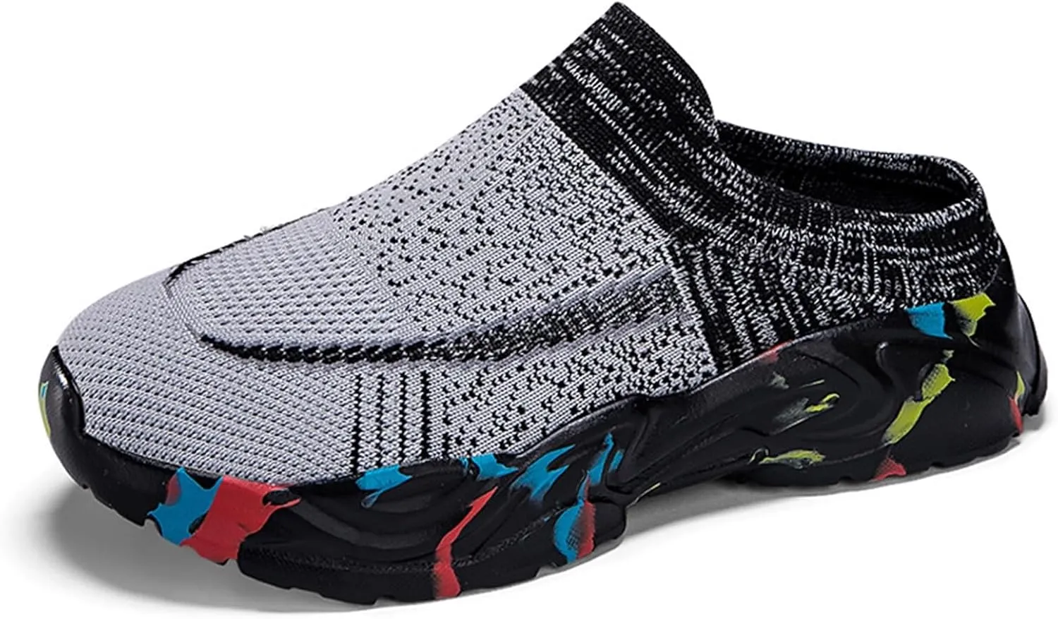 Women's Backless Walking Sneakers Summer Slip-on Running Shoes for Women Wide Dress Casual Shoes High Top Sneakers Black Tennis Shoe Loafers Casual Slip On