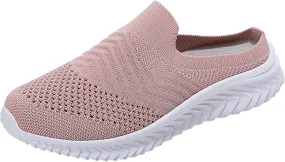 Women's Backless Walking Sneakers Summer Slip-on Tennis Shoes Men Slip On Men Shoes Casual Wedge Sneakers Waterproof Tennis Shoe Cross Trainer Shoe