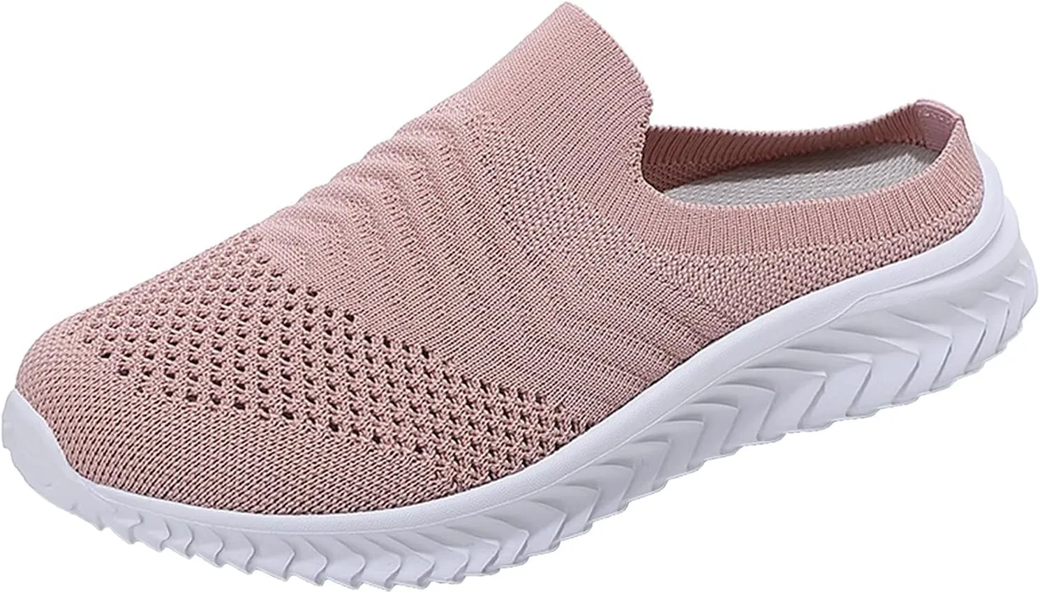 Women's Backless Walking Sneakers Summer Slip-on Tennis Shoes Men Slip On Men Shoes Casual Wedge Sneakers Waterproof Tennis Shoe Cross Trainer Shoe