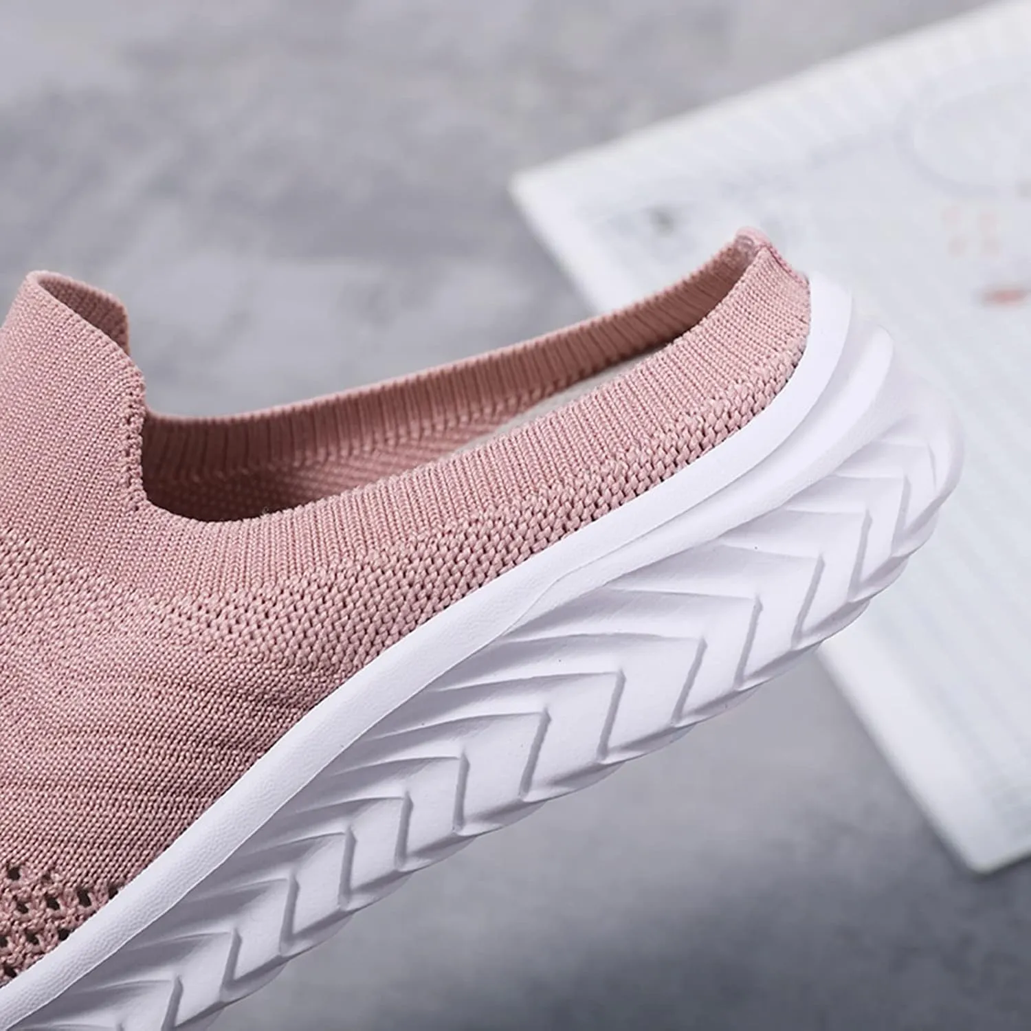 Women's Backless Walking Sneakers Summer Slip-on Tennis Shoes Men Slip On Men Shoes Casual Wedge Sneakers Waterproof Tennis Shoe Cross Trainer Shoe